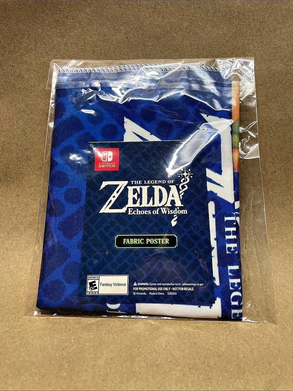 NWT Nintendo The Legend of Zelda: Echoes of Wisdom GameStop Exclusive Fabric Pos
